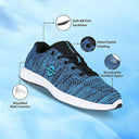 Nivia Arch Jogger Blue White Running Shoes