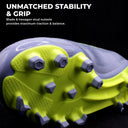 Encounter 11 Kids Comfort Grey Football Studs