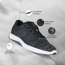 Nivia Arch Jogger Black White Running Shoes