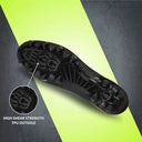 Airstrike Kids Black Football Shoes