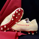 Encounter 11 Kids Double Cream Football Studs