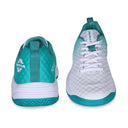 Power Smash Tennis Shoes -White/Turquise