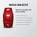NOVA SM Elite Cricket Kit Bag with Wheels
