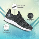Impulse Knitted Black Running Shoe