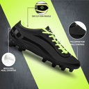 Airstrike Kids Black Football Shoes