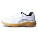 Nivia Flash Kids Badminton Shoe -White/Blue