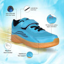 Nivia Flash Kids Badminton Shoe -Blue/Black