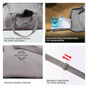 Nivia Drift Duffle Bag -Grey