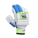 Whitedot Falcon Cricket Batting Gloves - White and Blue