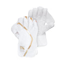 Whitedot Summer Wicket Keeping Gloves - White Gold