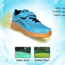 Nivia Flash Kids Badminton Shoe -Blue/Black
