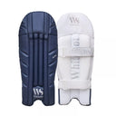 Whitedot Alpha Players Wicket Keeping Pads - Navy Blue
