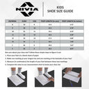 Nivia Flash Kids Badminton Shoe -White/Blue