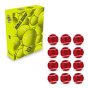 Nivia Cricket Tennis Ball Heavy Red Pack of 12