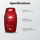 NOVA SM Elite Cricket Kit Bag with Wheels
