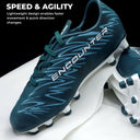 Encounter 11 Kids Arabian Green Football Studs