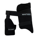 Whitedot Cricket Double Thigh Guard - Black
