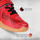Appeal 3.0 Kids Badminton Shoe -Red/Black