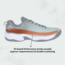 Power Smash Tennis Shoes -Dove Grey