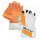 Whitedot Eleanor Wicket Keeping Gloves - White Orange